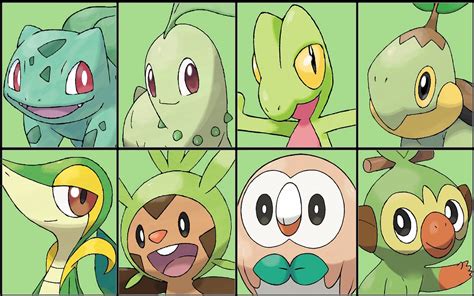 best grass type starter pokemon.